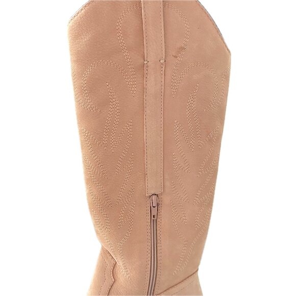 Coconuts by Matisse Agency Cowgirl Boots Embroidered Pointed Toe Zipper Sz 8 NEW - Picture 7 of 12